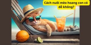 Cách nuôi mèo hoang con có dễ không?